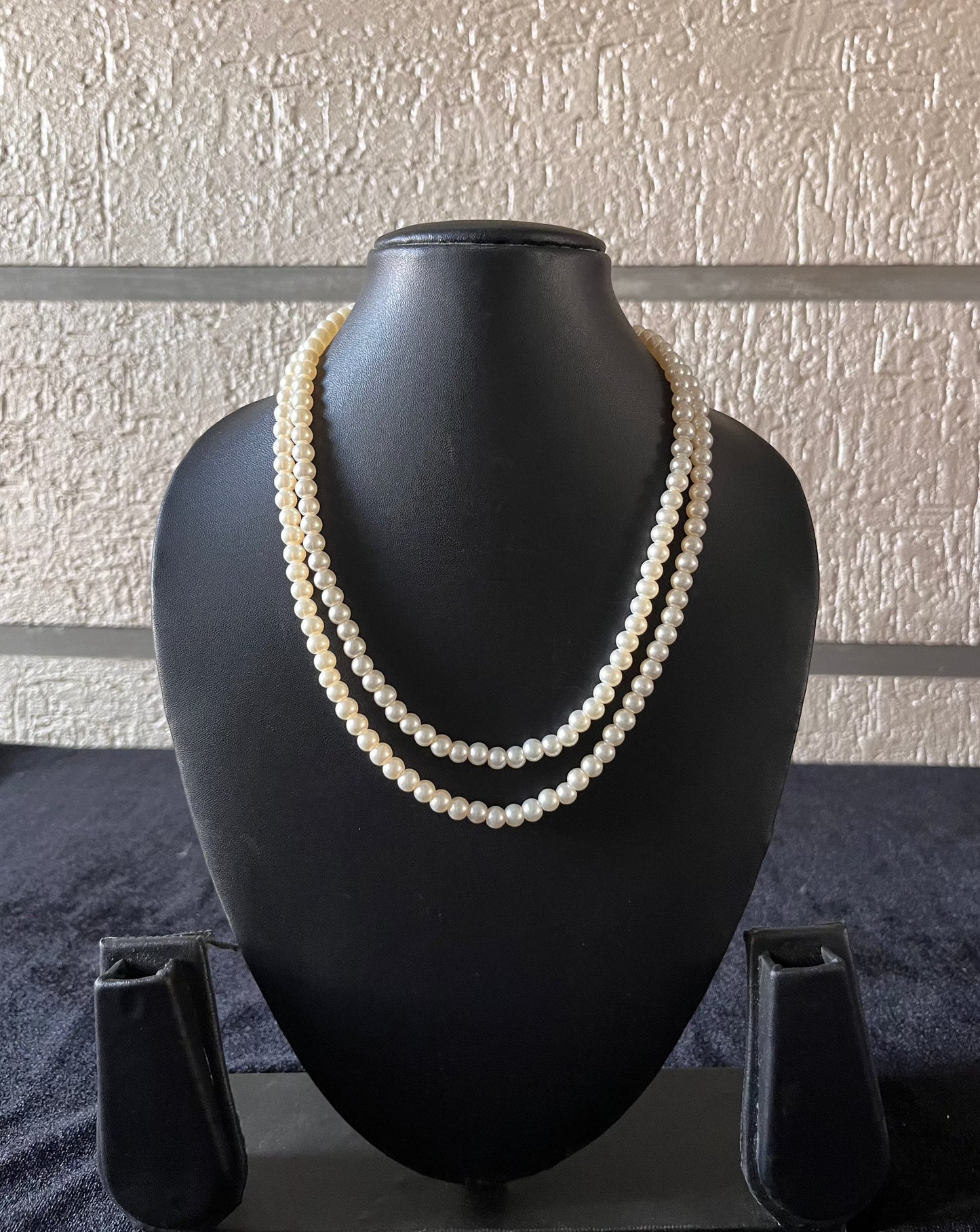 Double Layer glass beads neckpiece