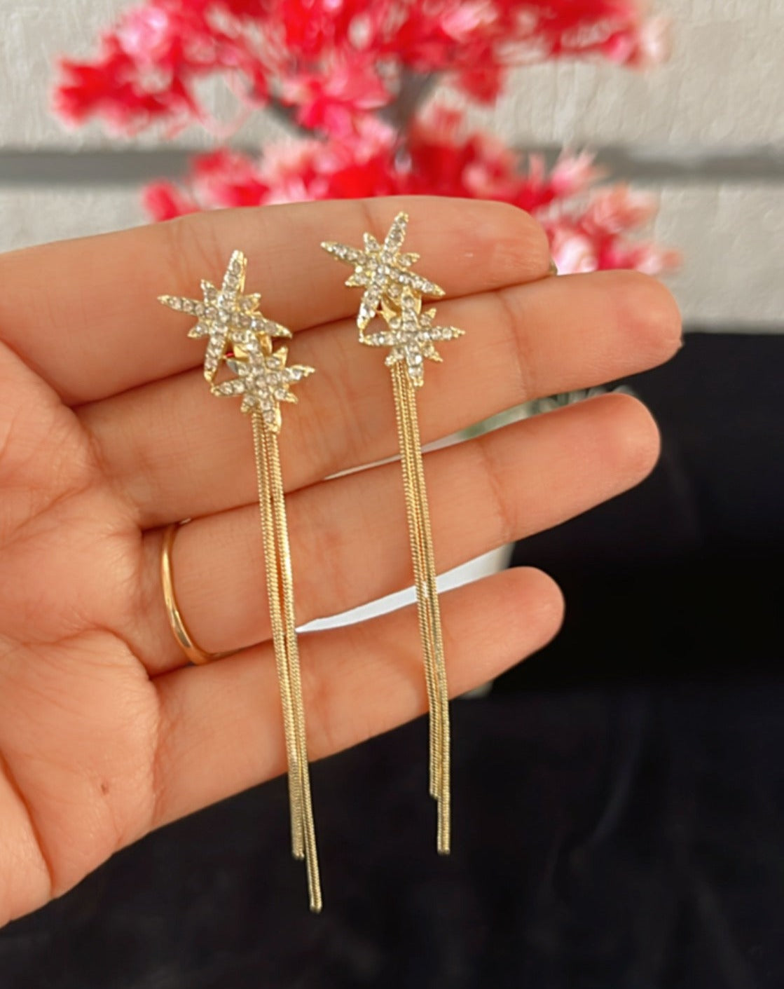 Star Earrings 2 in 1