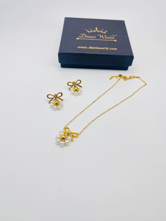 Pearl Bow Set