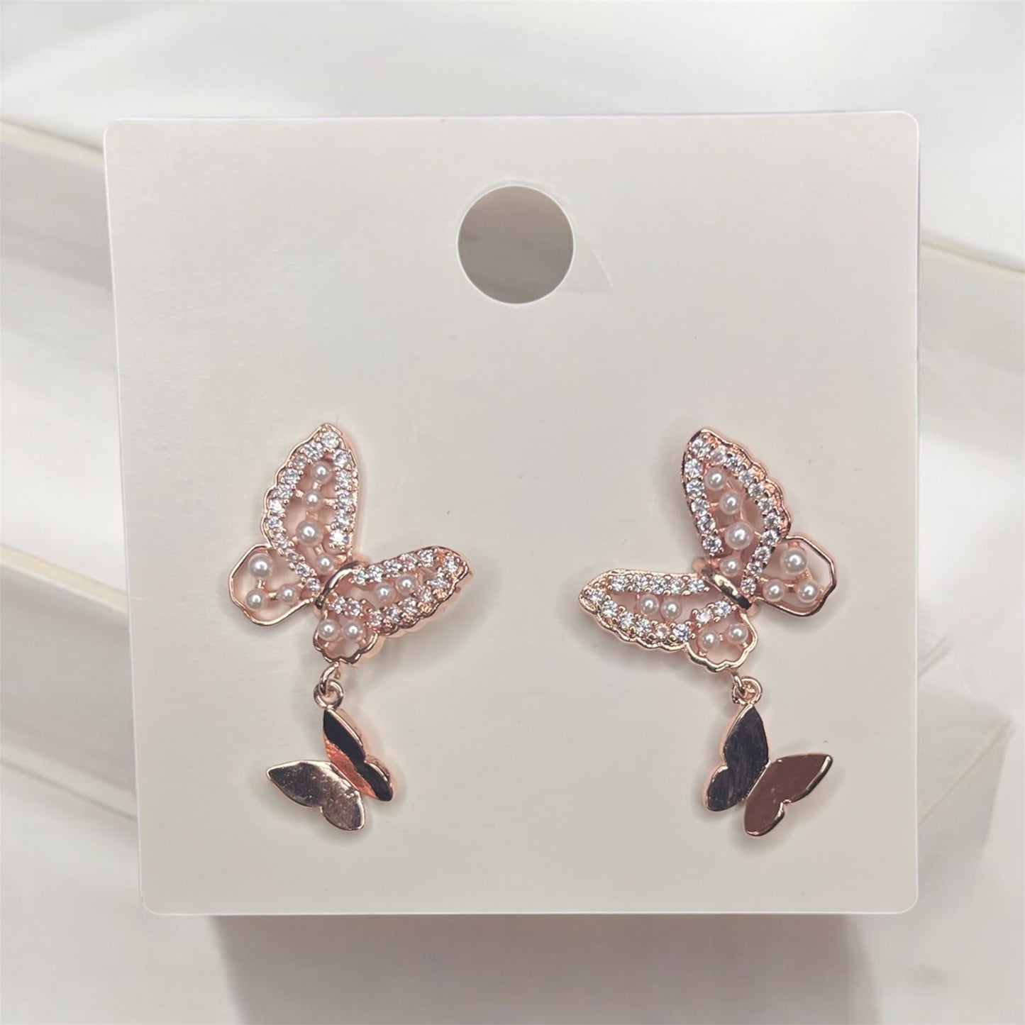 Rosegold Butterfly Earring