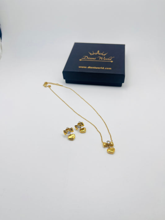 Bow Heart Set