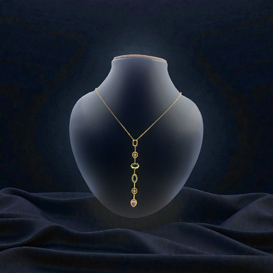 Power Symbols Vertical Necklace