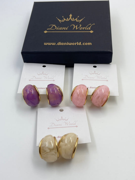 Celeste Glow Hoops