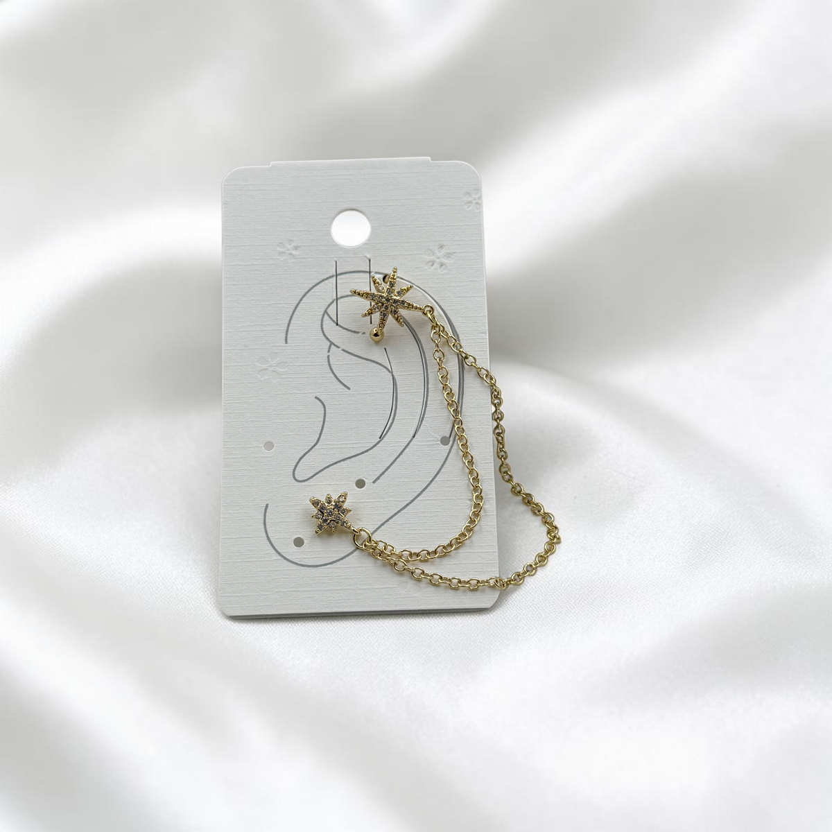 Star Chain Ear Cuff