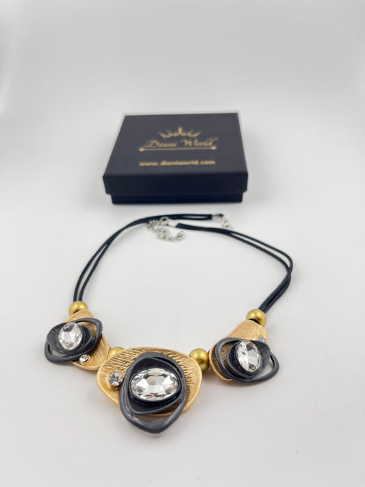 Opulent Horizon Cord Necklace