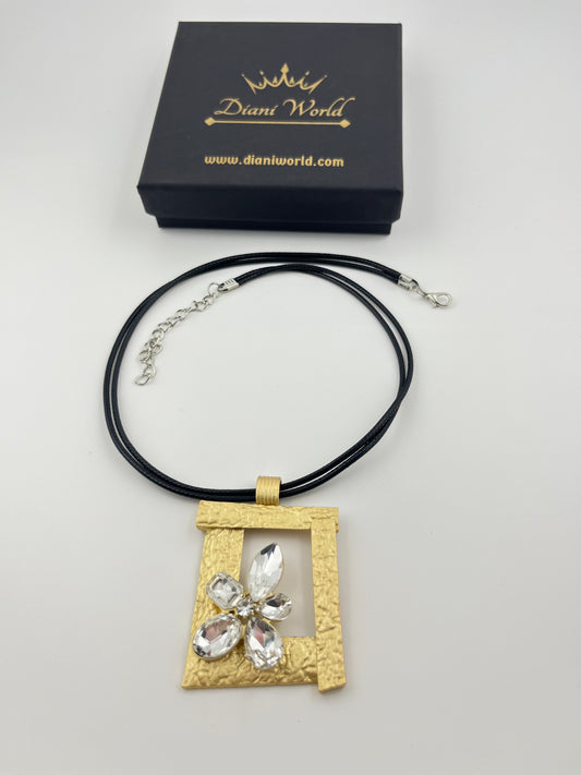 Regal Bar Cord Necklace