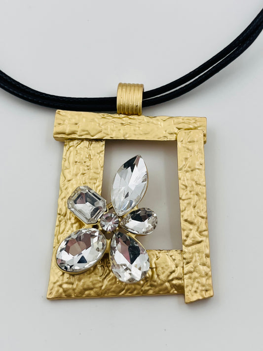 Regal Bar Cord Necklace