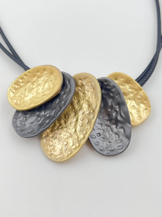Oval Luxe Cord Necklace