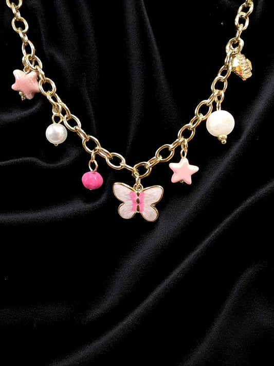 Pink Stardust Chain