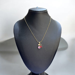 Rosy Charm Necklace