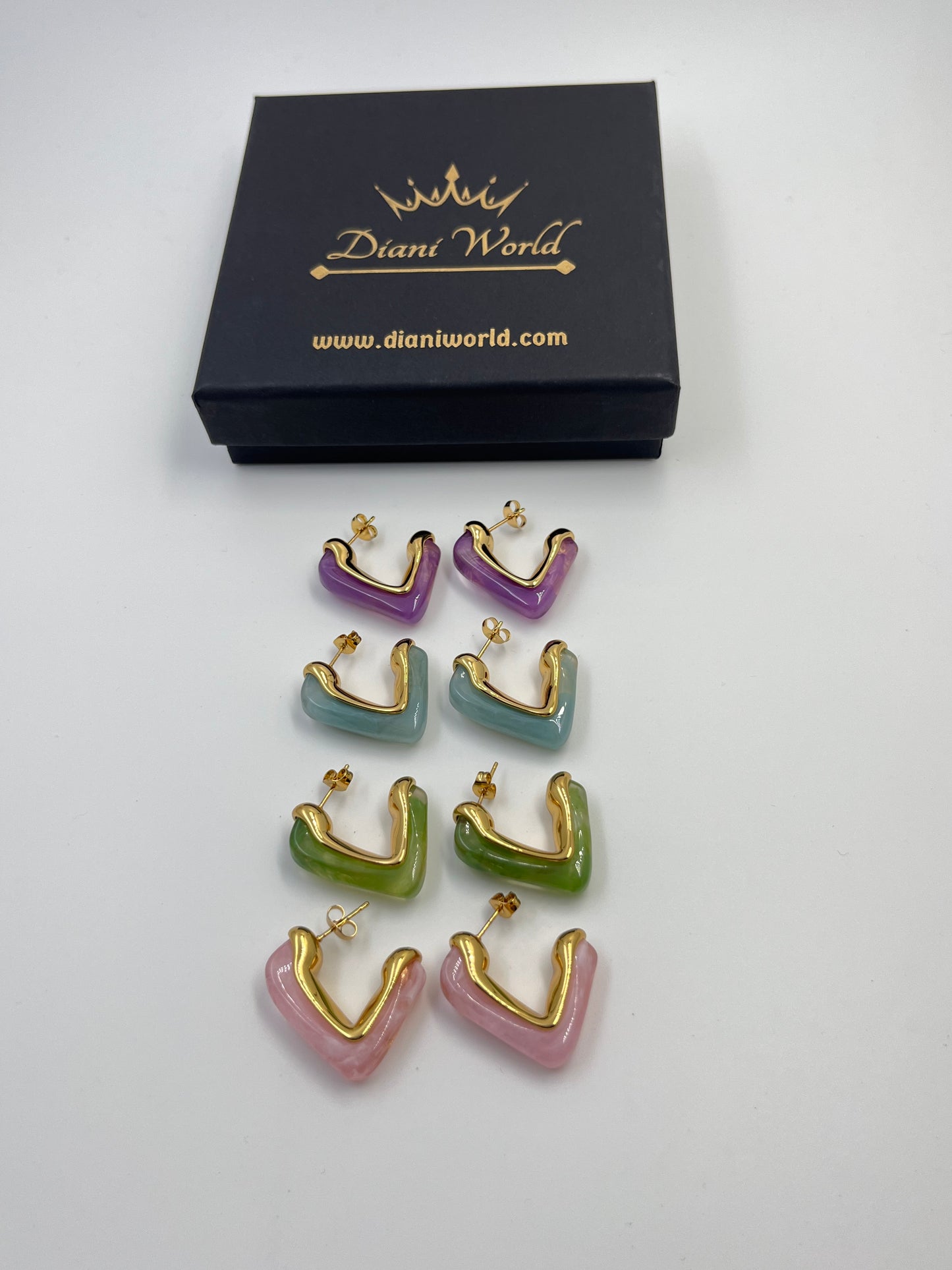 TriLuxe Half Hoops