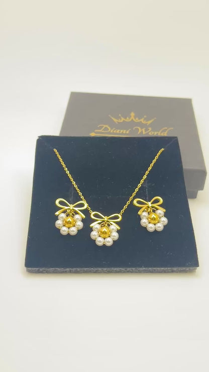 Pearl Bow Set